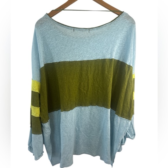 Free People Bobbi Striped Oversized Tee - Picture 8 of 11